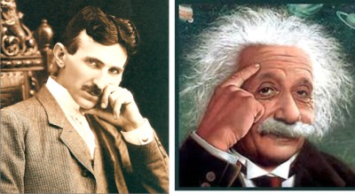 Albert Einstein Nikola Tesla